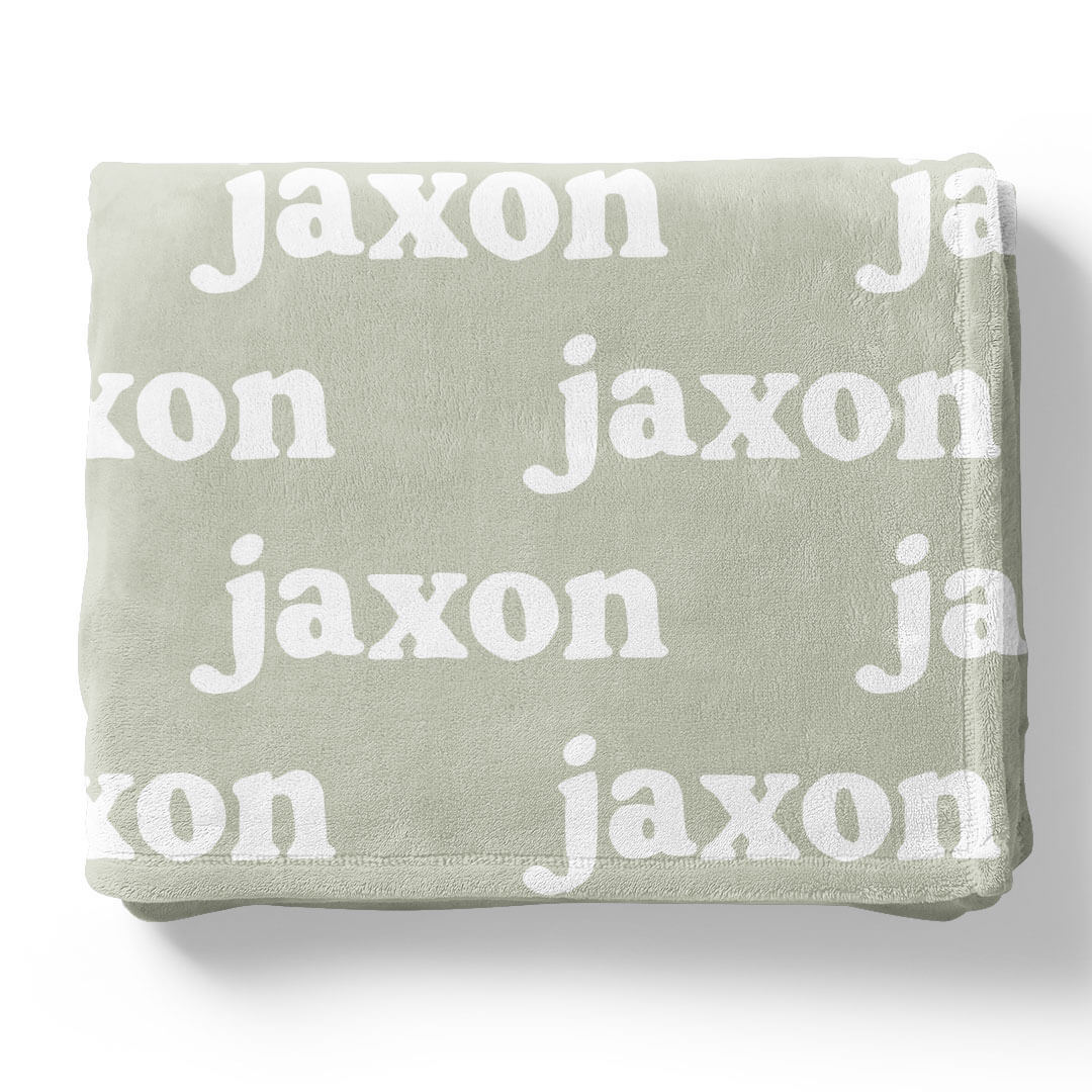 Personalized Color Blanket | Basil - Image 6