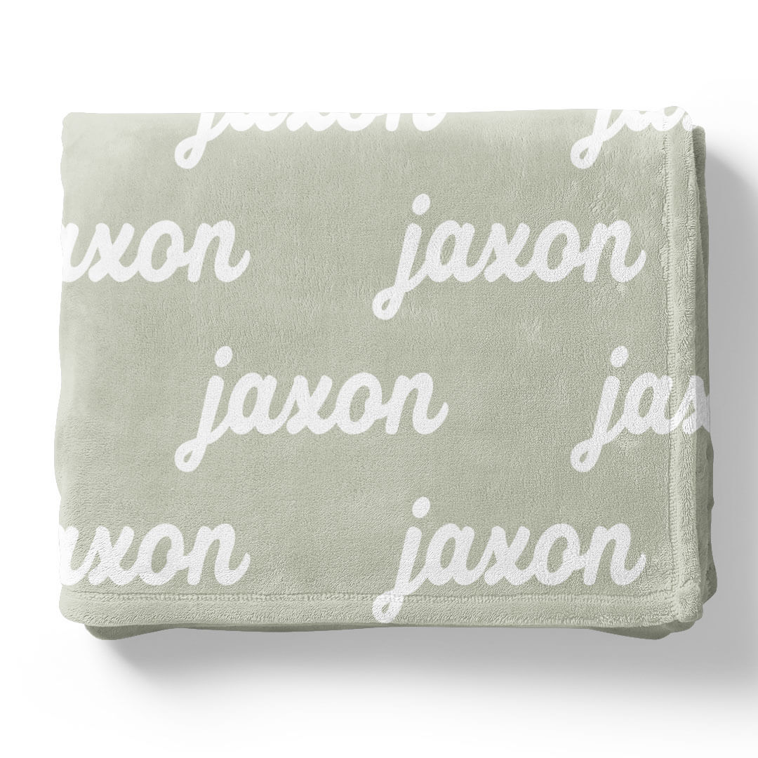 Personalized Color Blanket | Basil - Image 7