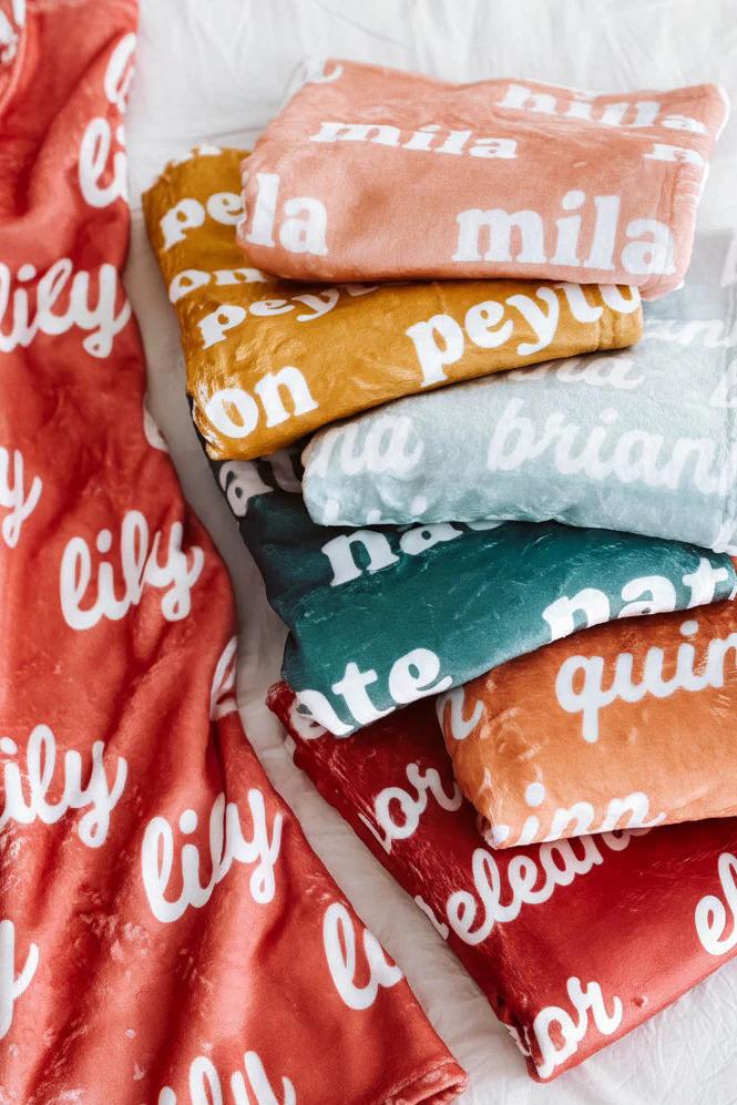 Personalized Color Blanket | Mint - Image 2