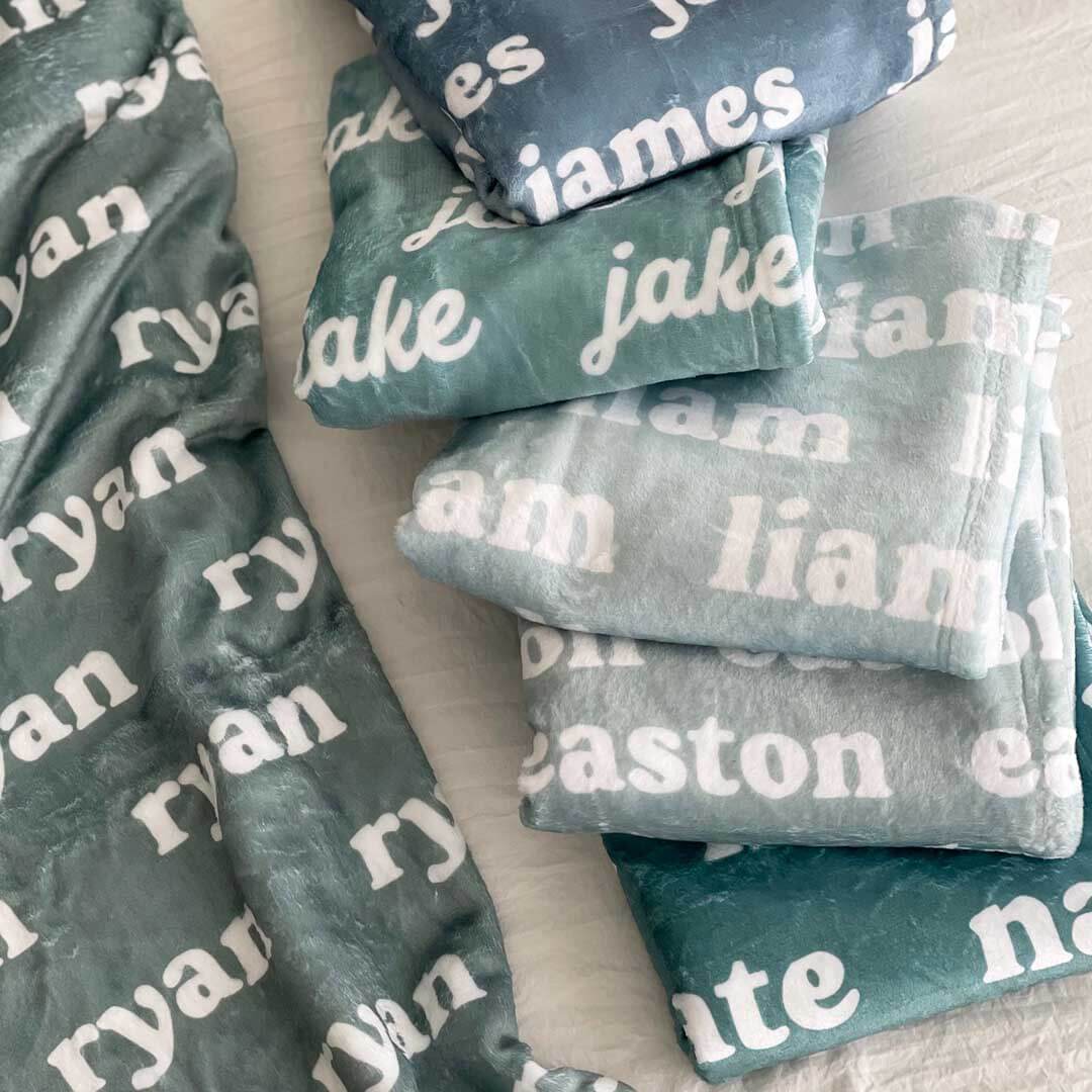 Personalized Color Blanket | Mist - Image 2
