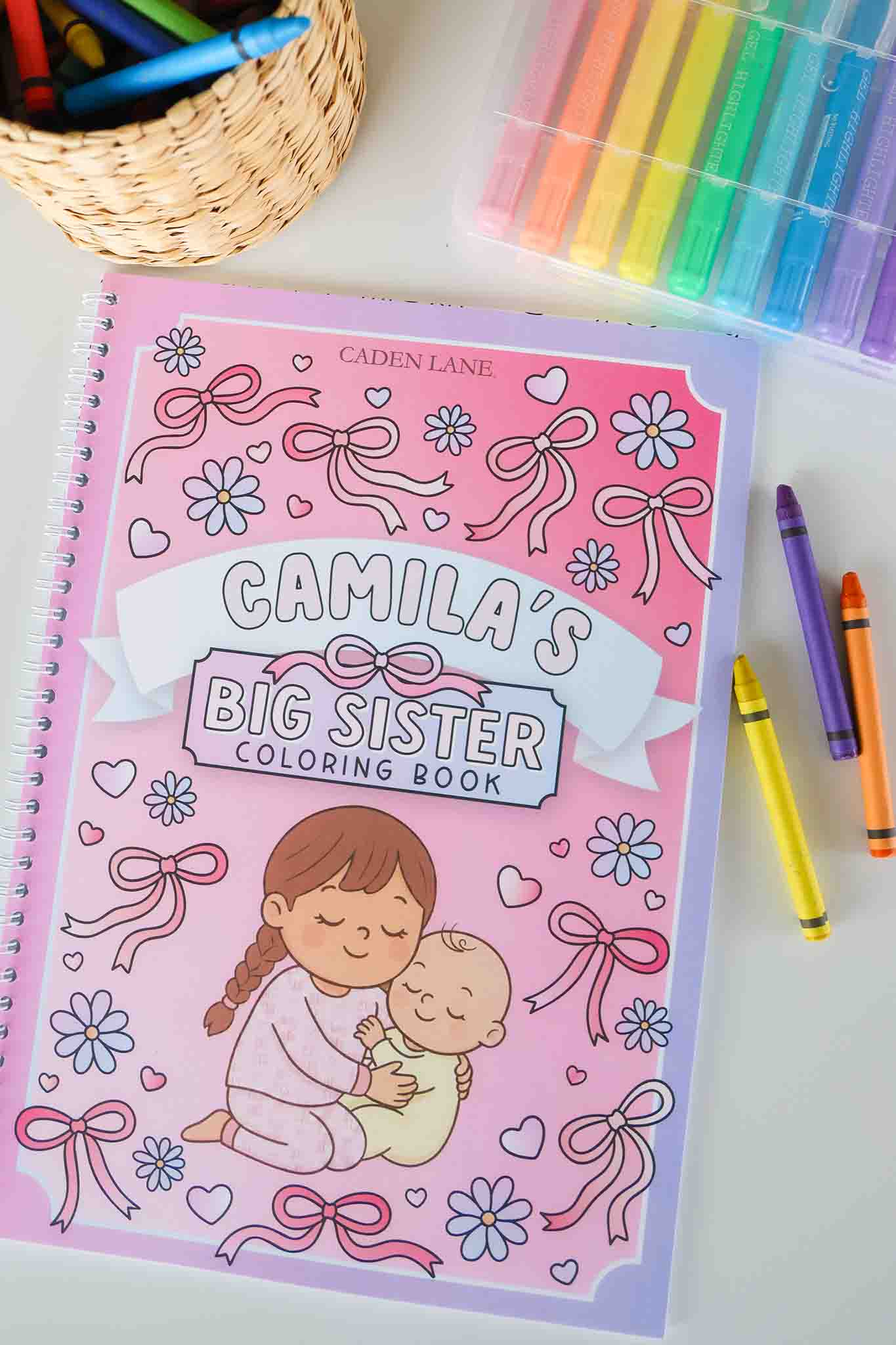 Personalized Coloring Book | Big Sibling - Image 8