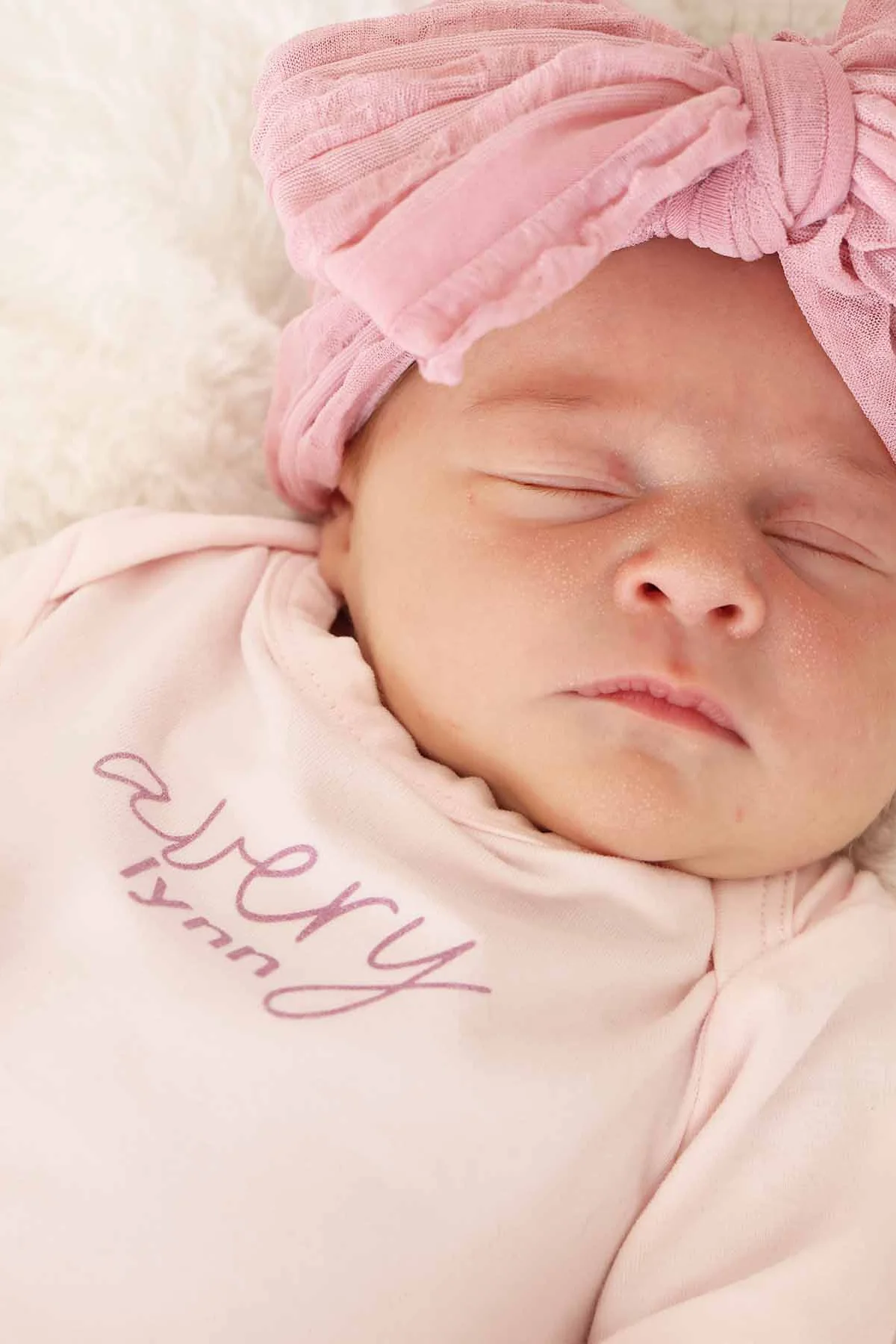 Personalized Full Length Snap Romper | Blush - Image 6