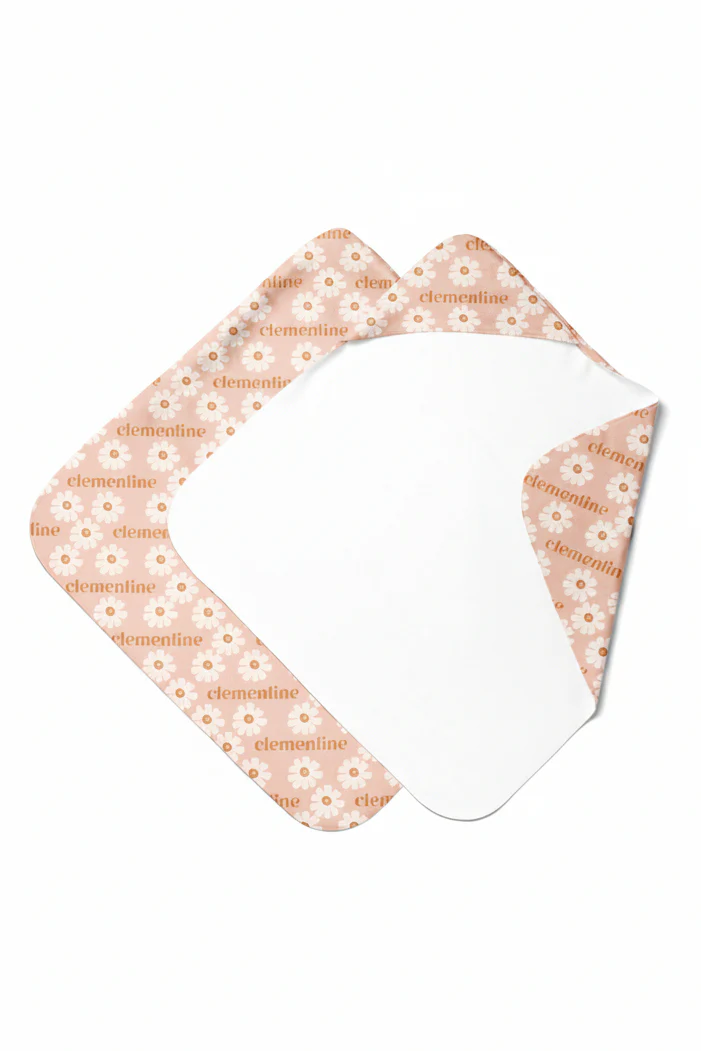 Personalized Hooded Towel | Peach Dream - Image 2