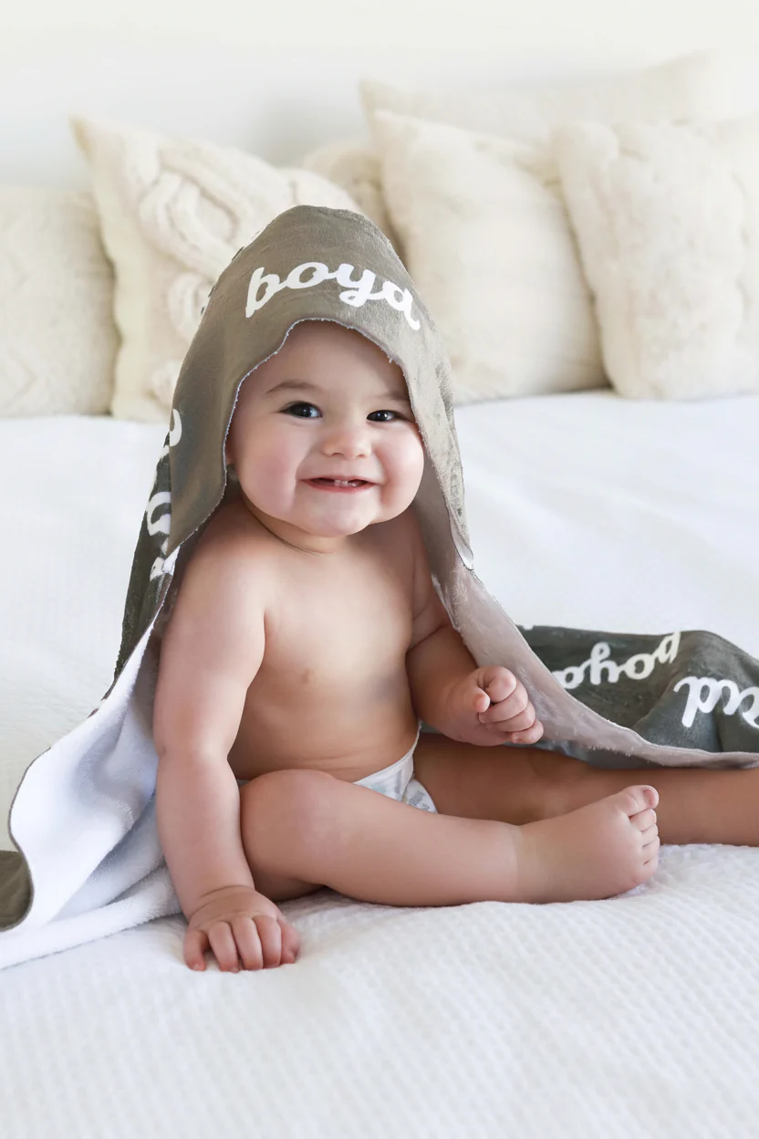 Personalized Hooded Towel | Solids - Image 15
