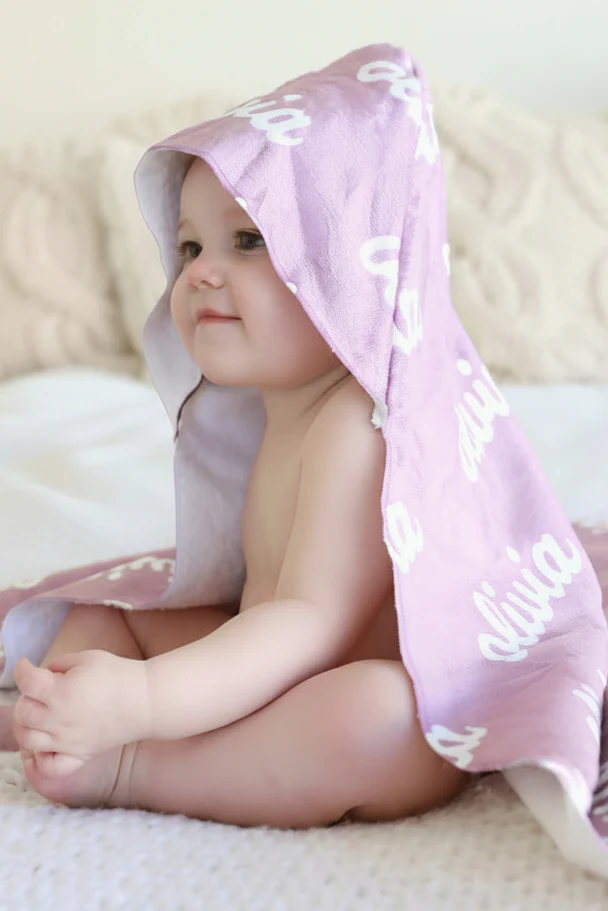 Personalized Hooded Towel | Solids - Image 18