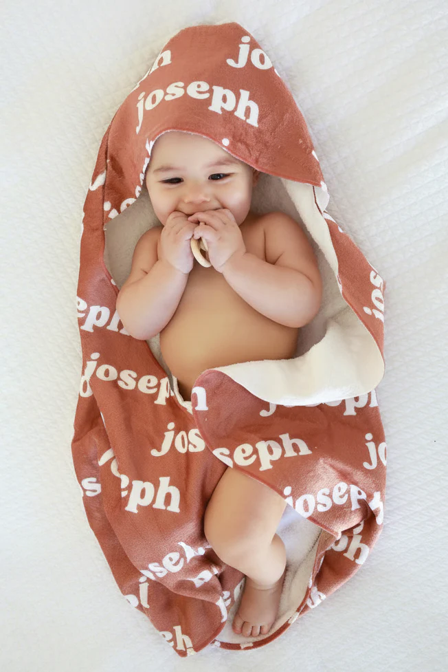 Personalized Hooded Towel | Solids - Image 9