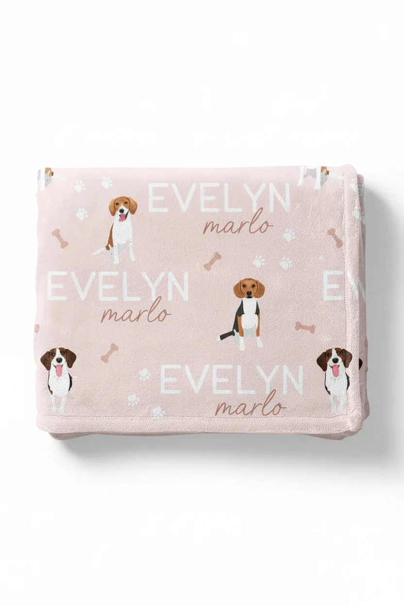 Personalized Kids Blanket | Beagle