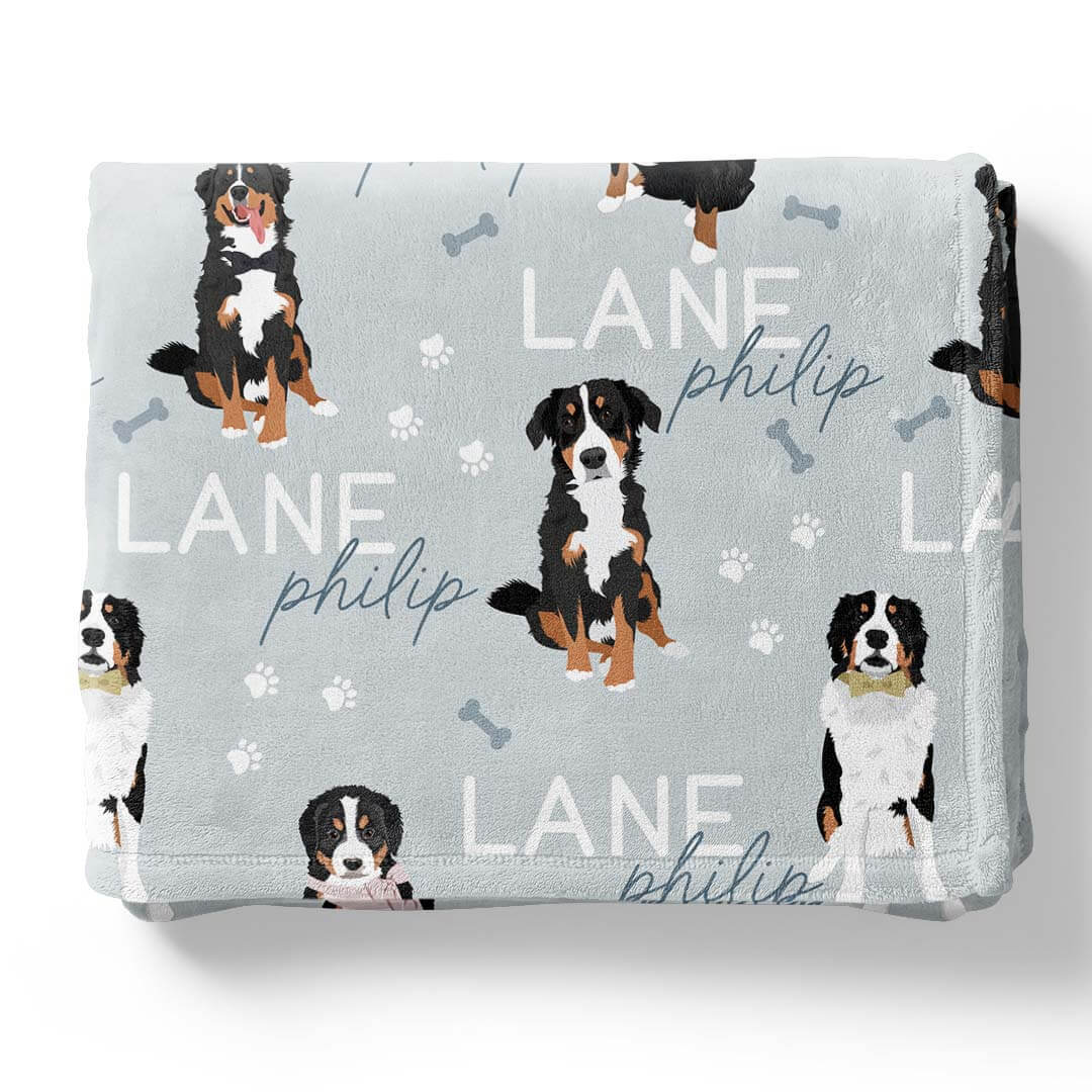Personalized Kids Blanket | Bernese - Image 5