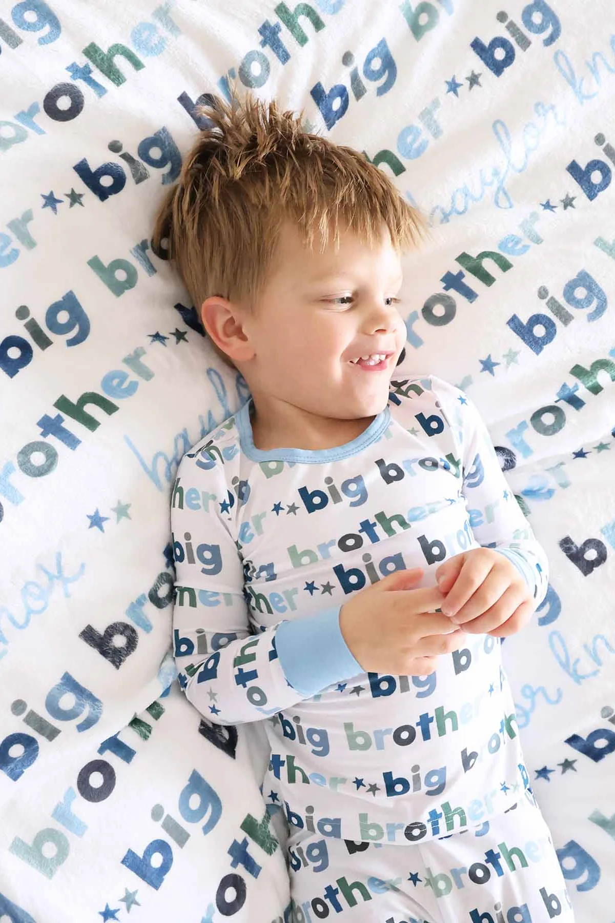 Big Brother Personalized Kids Blanket - Image 3