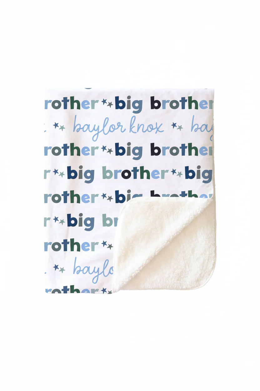 Personalized Kids Blanket | Big Sibling - Image 5