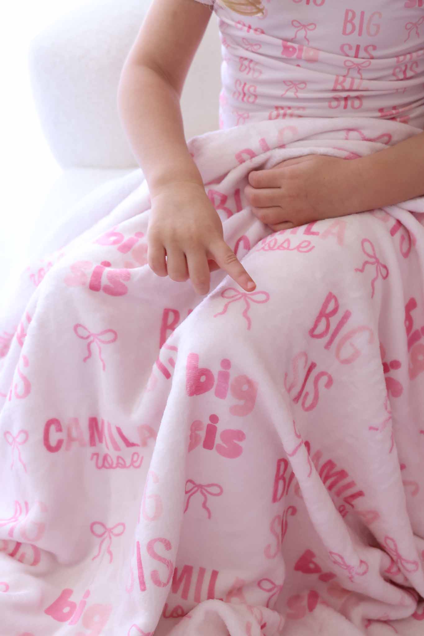 Personalized Kids Blanket | Big Sis - Image 3