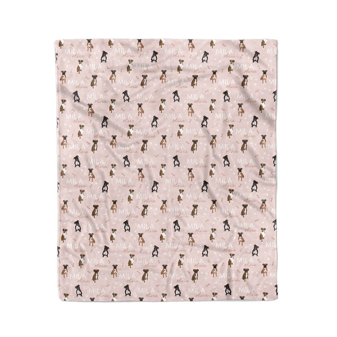 Personalized Kids Blanket | Boxer - Image 6