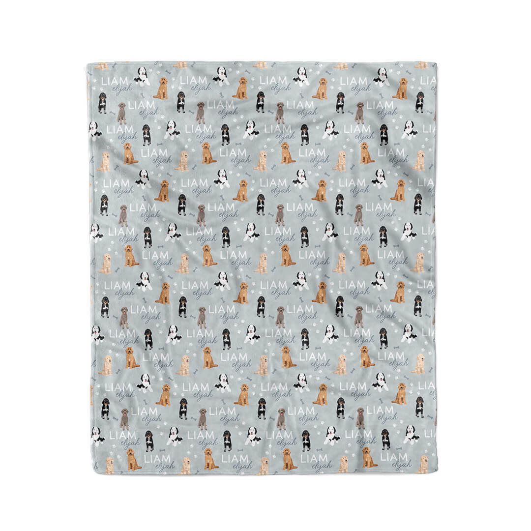 Personalized Kids Blanket | Doodles - Image 4