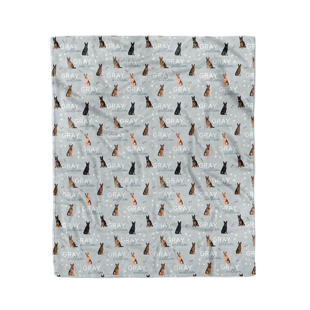 Personalized Kids Blanket | German Shepherd - Image 2