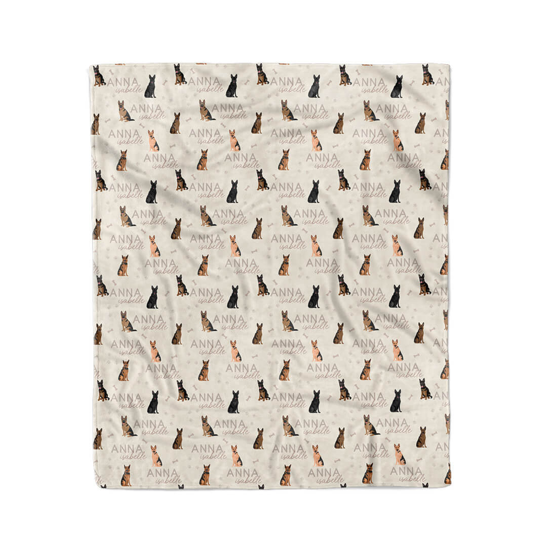 Personalized Kids Blanket | German Shepherd - Image 6