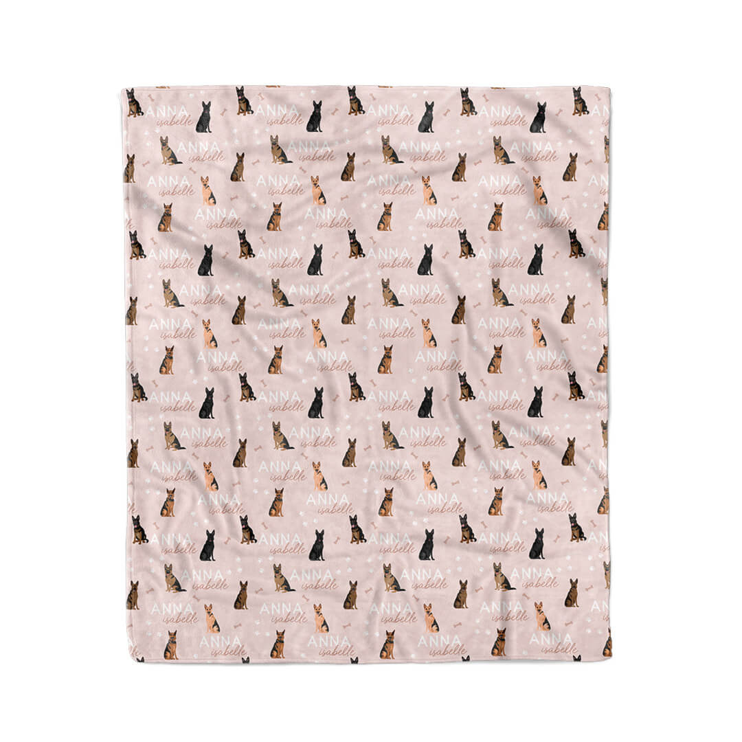 Personalized Kids Blanket | German Shepherd - Image 8