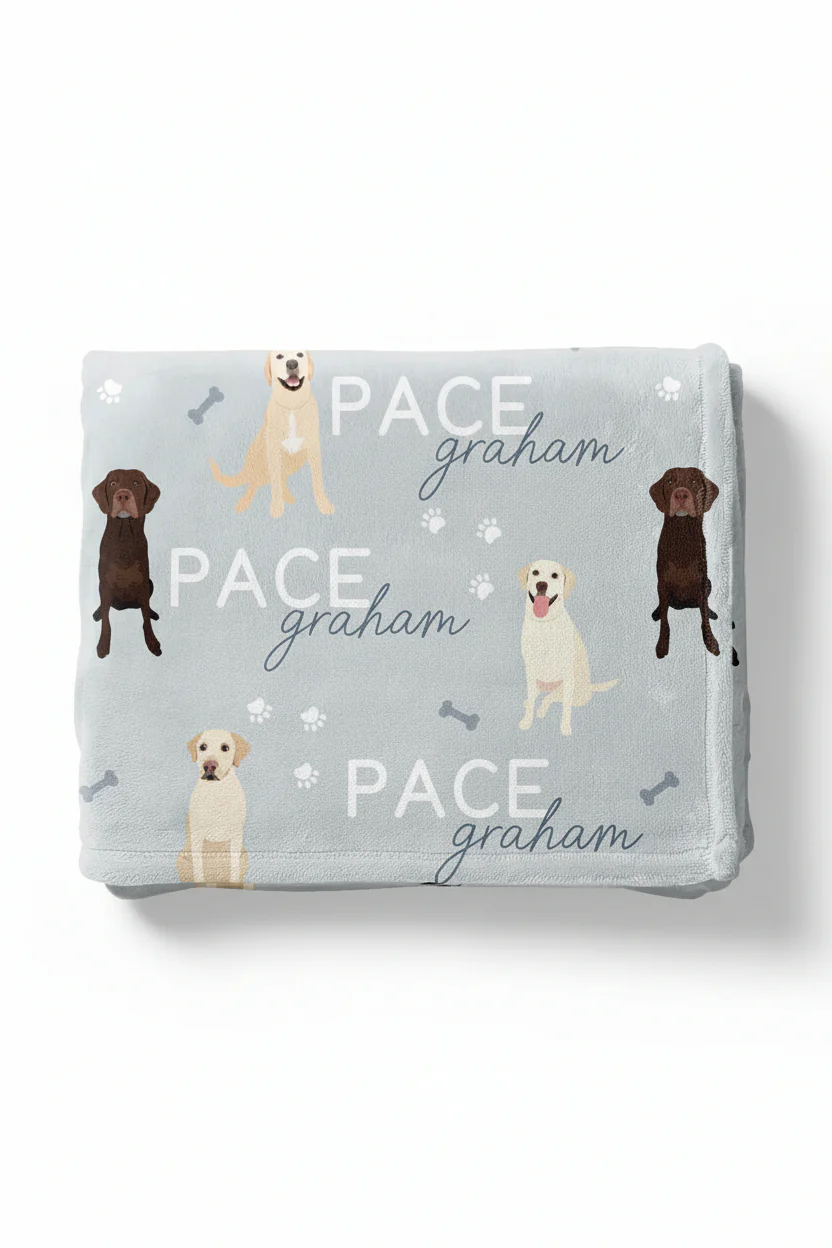 Personalized Kids Blanket | Lab