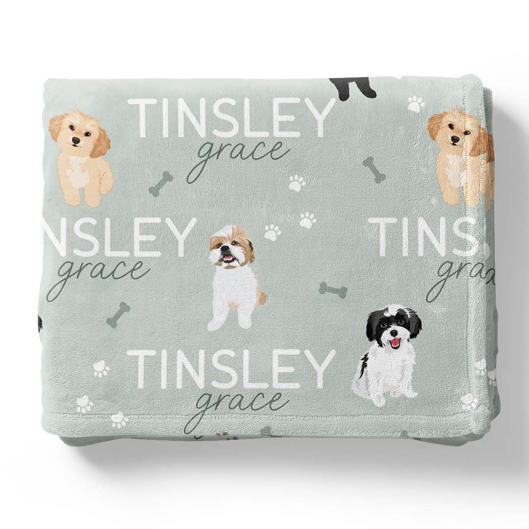 Personalized Kids Blankets | Dog Breeds - Image 105