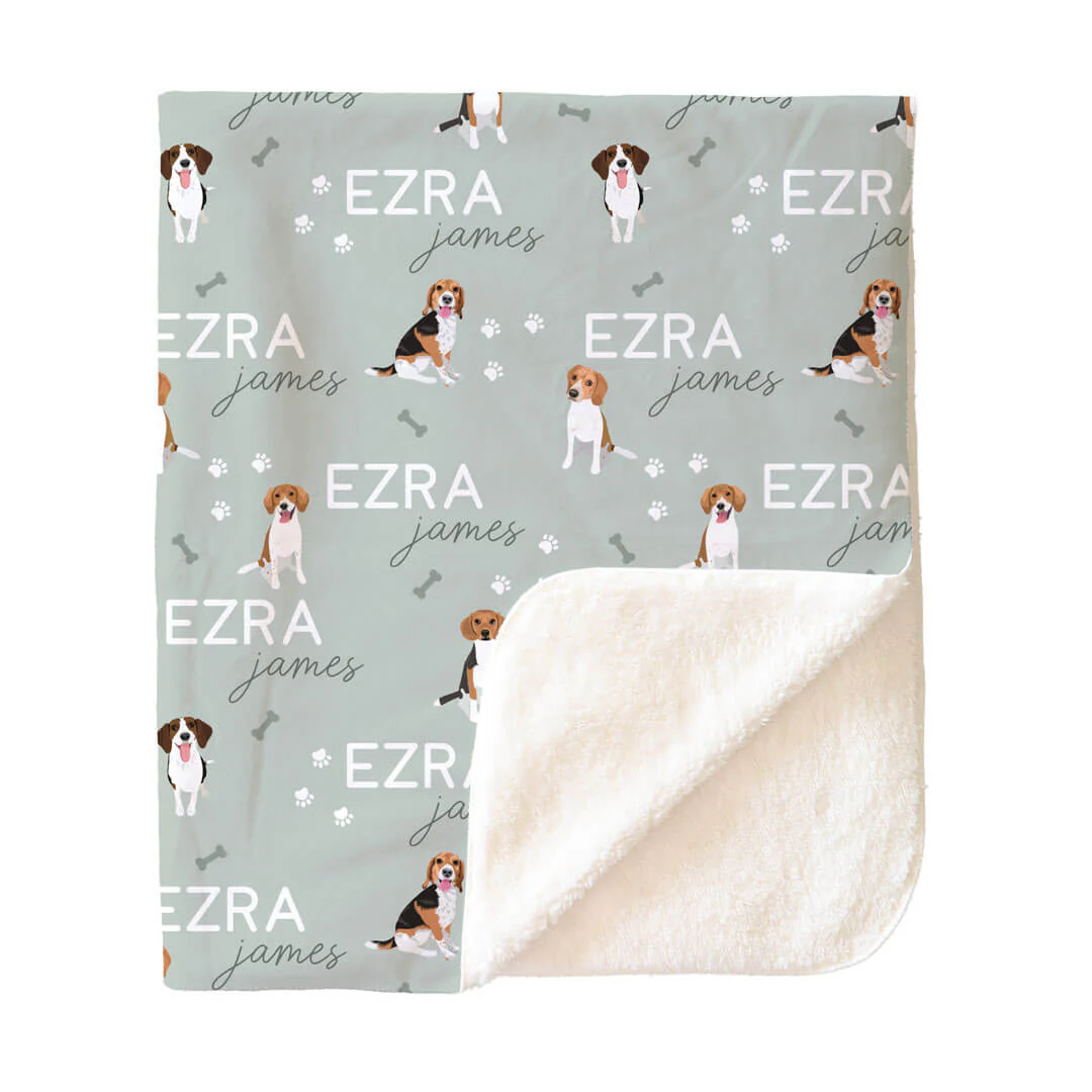 Personalized Kids Blankets | Dog Breeds - Image 107