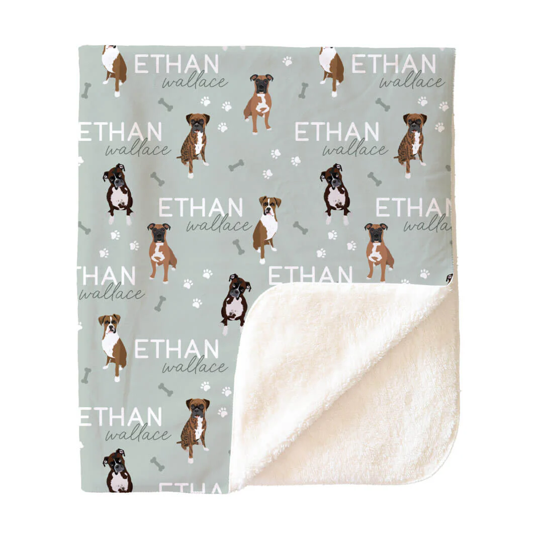 Personalized Kids Blankets | Dog Breeds - Image 108