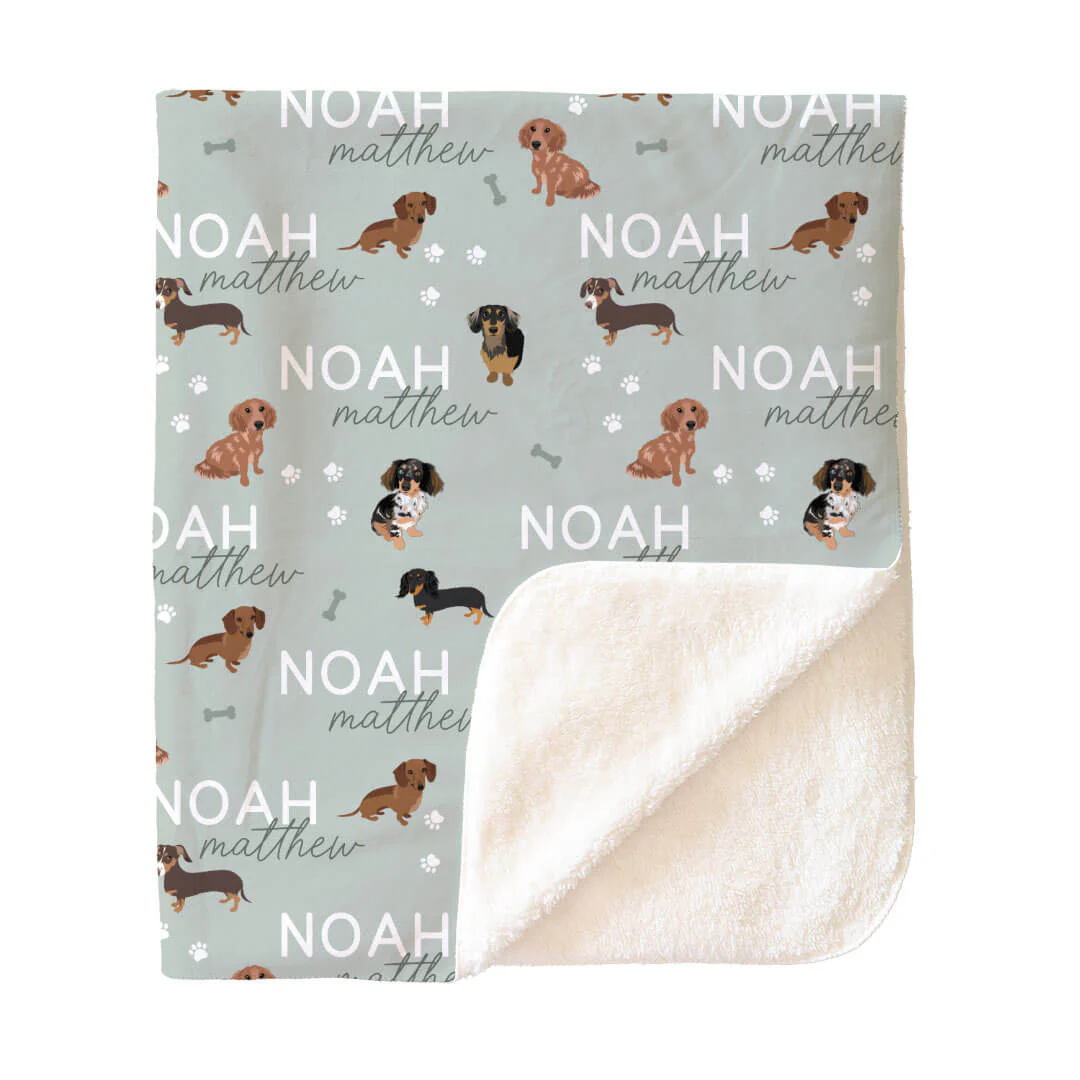 Personalized Kids Blankets | Dog Breeds - Image 112