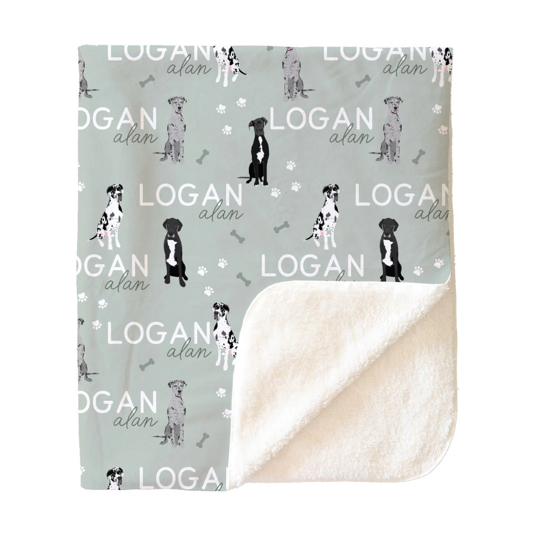 Personalized Kids Blankets | Dog Breeds - Image 121