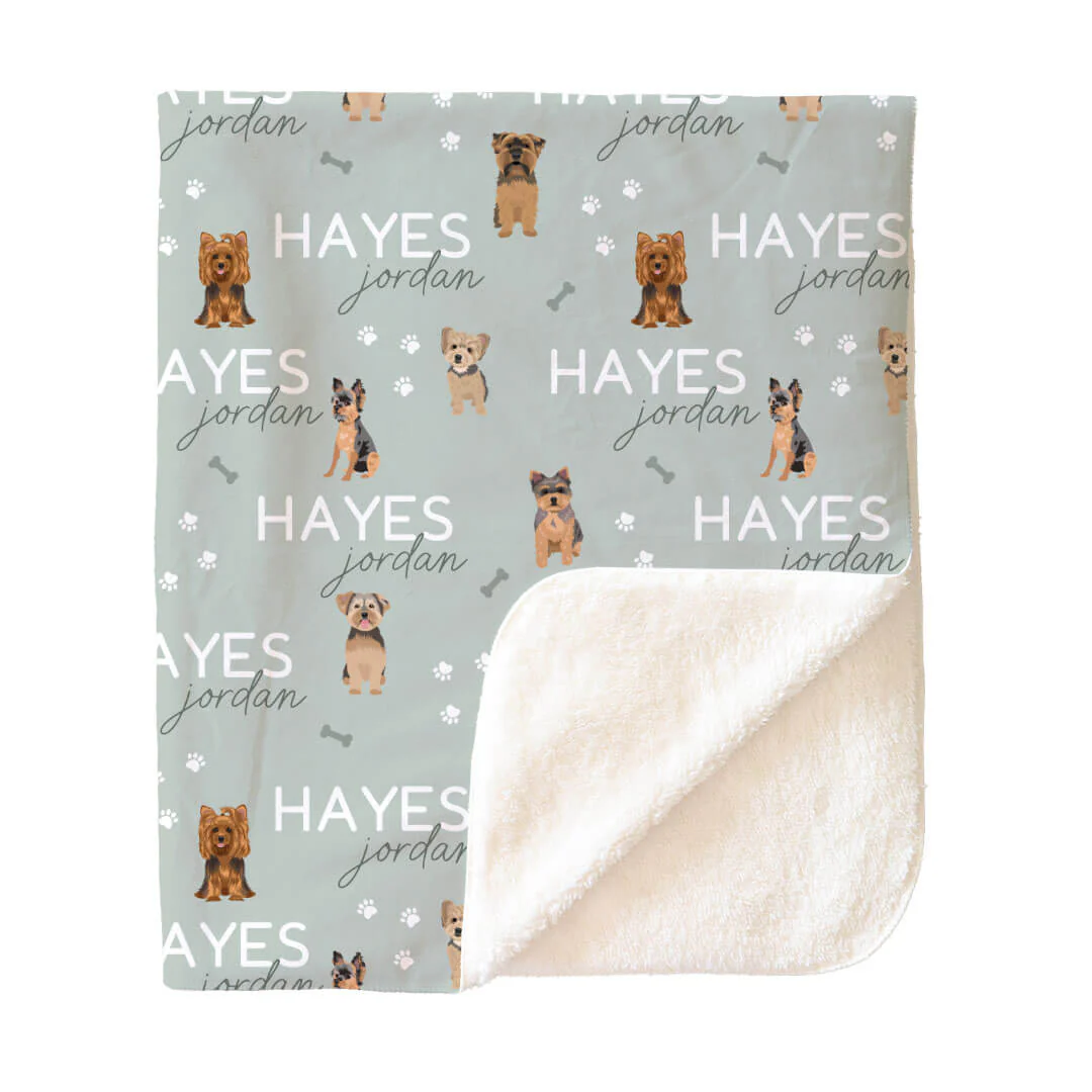 Personalized Kids Blankets | Dog Breeds - Image 128