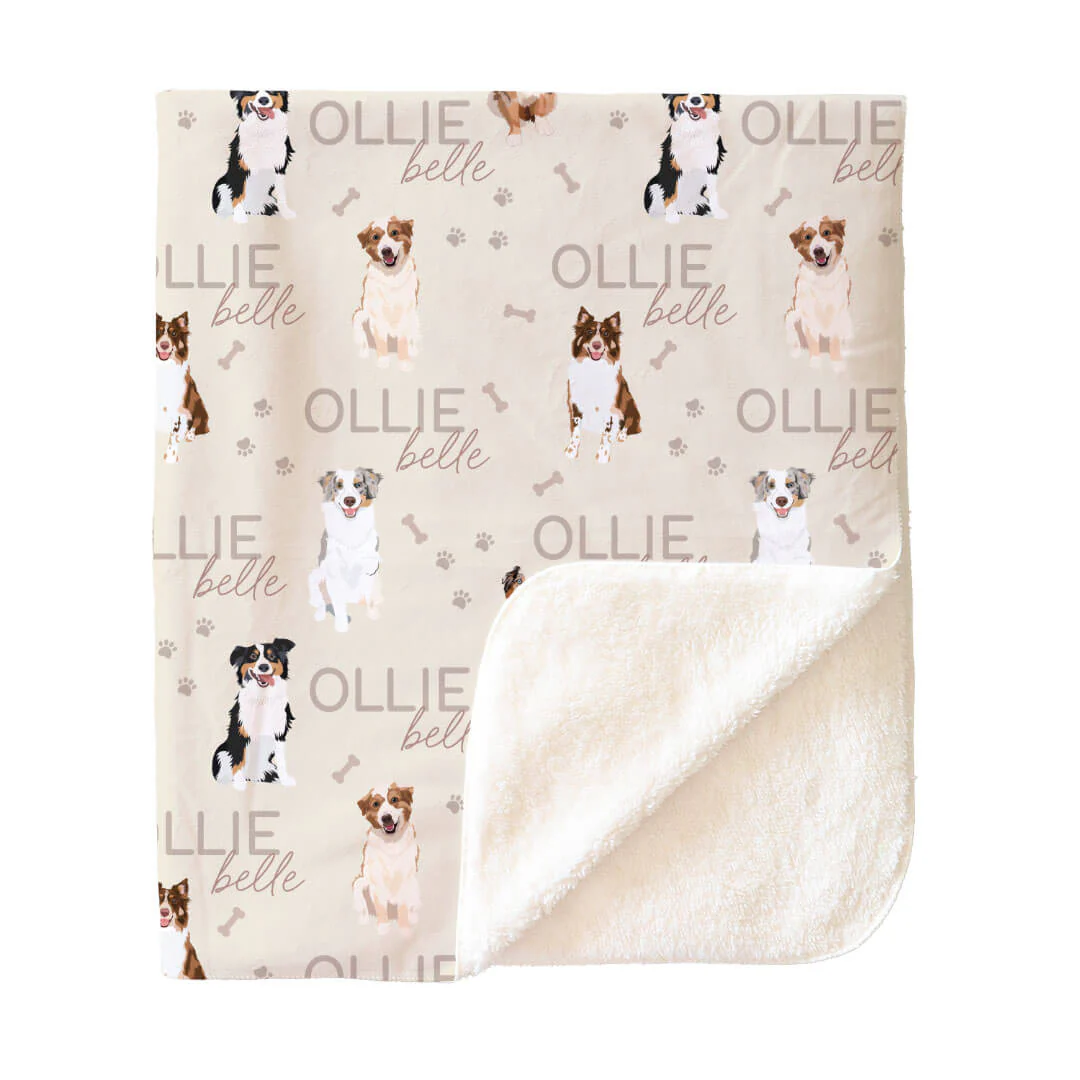 Personalized Kids Blankets | Dog Breeds - Image 130