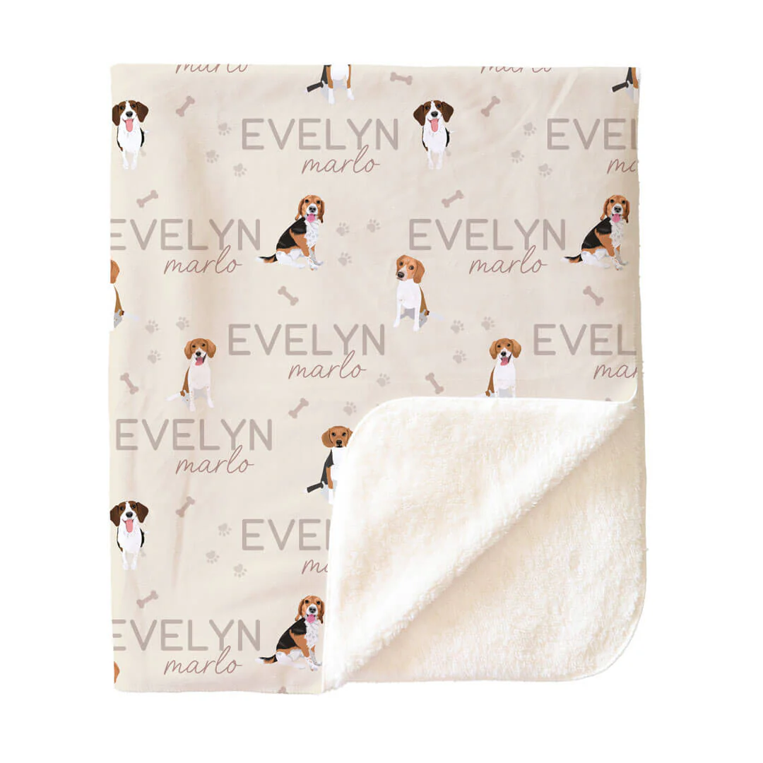 Personalized Kids Blankets | Dog Breeds - Image 131