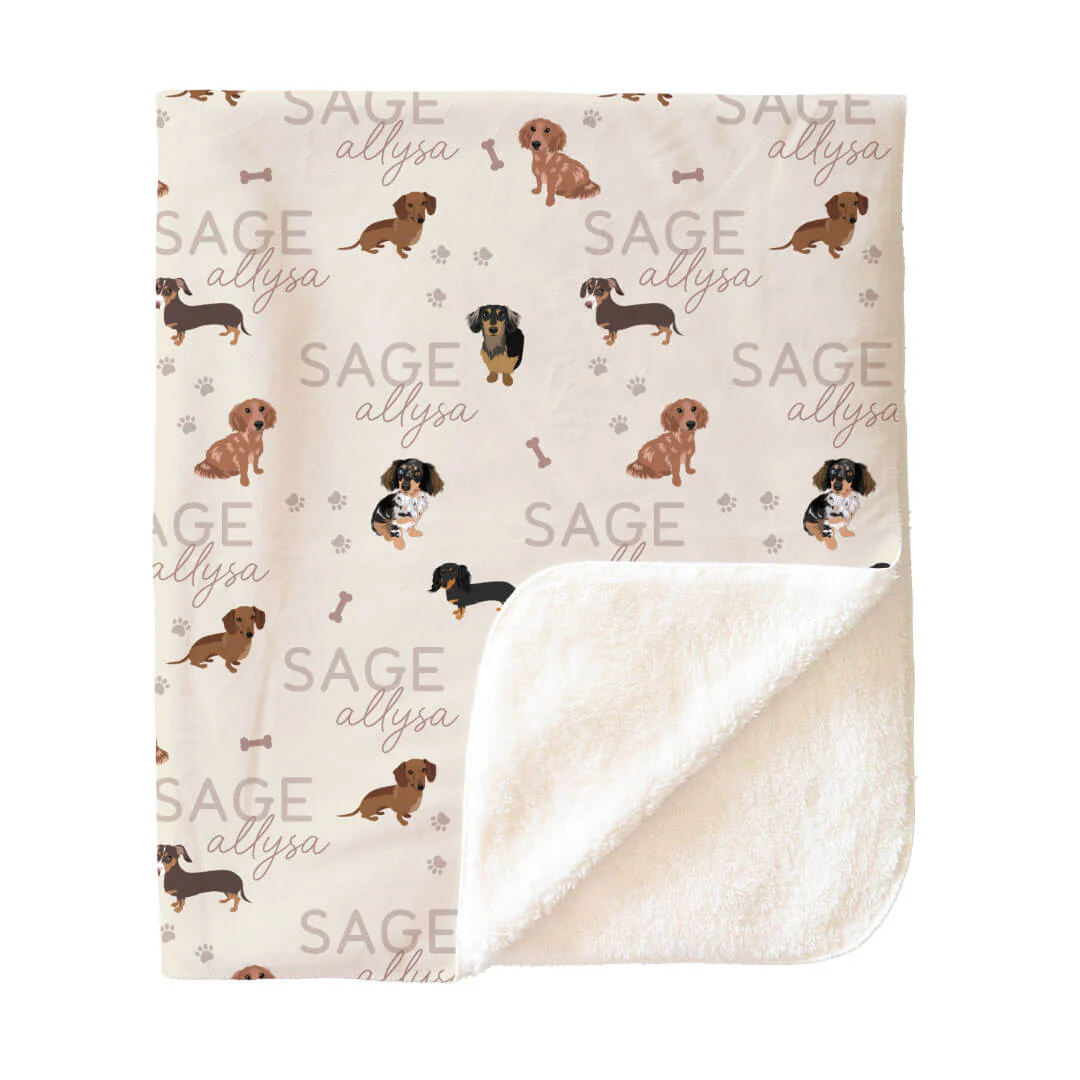 Personalized Kids Blankets | Dog Breeds - Image 136