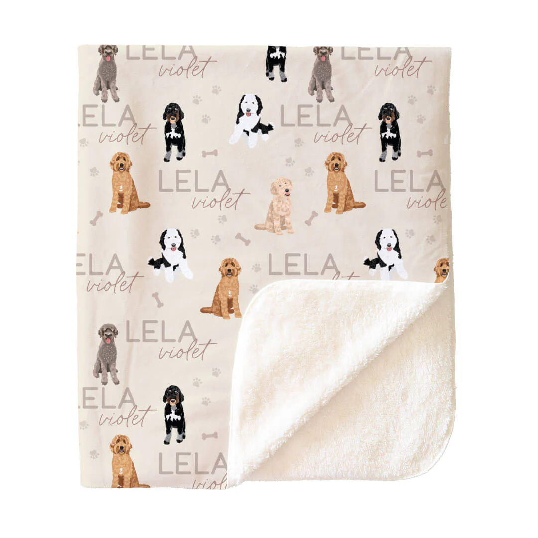 Personalized Kids Blankets | Dog Breeds - Image 138