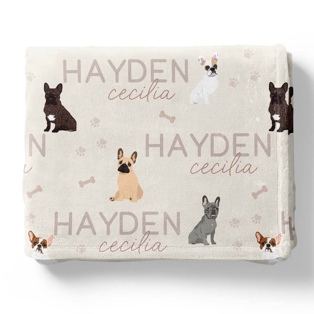 Personalized Kids Blankets | Dog Breeds - Image 14