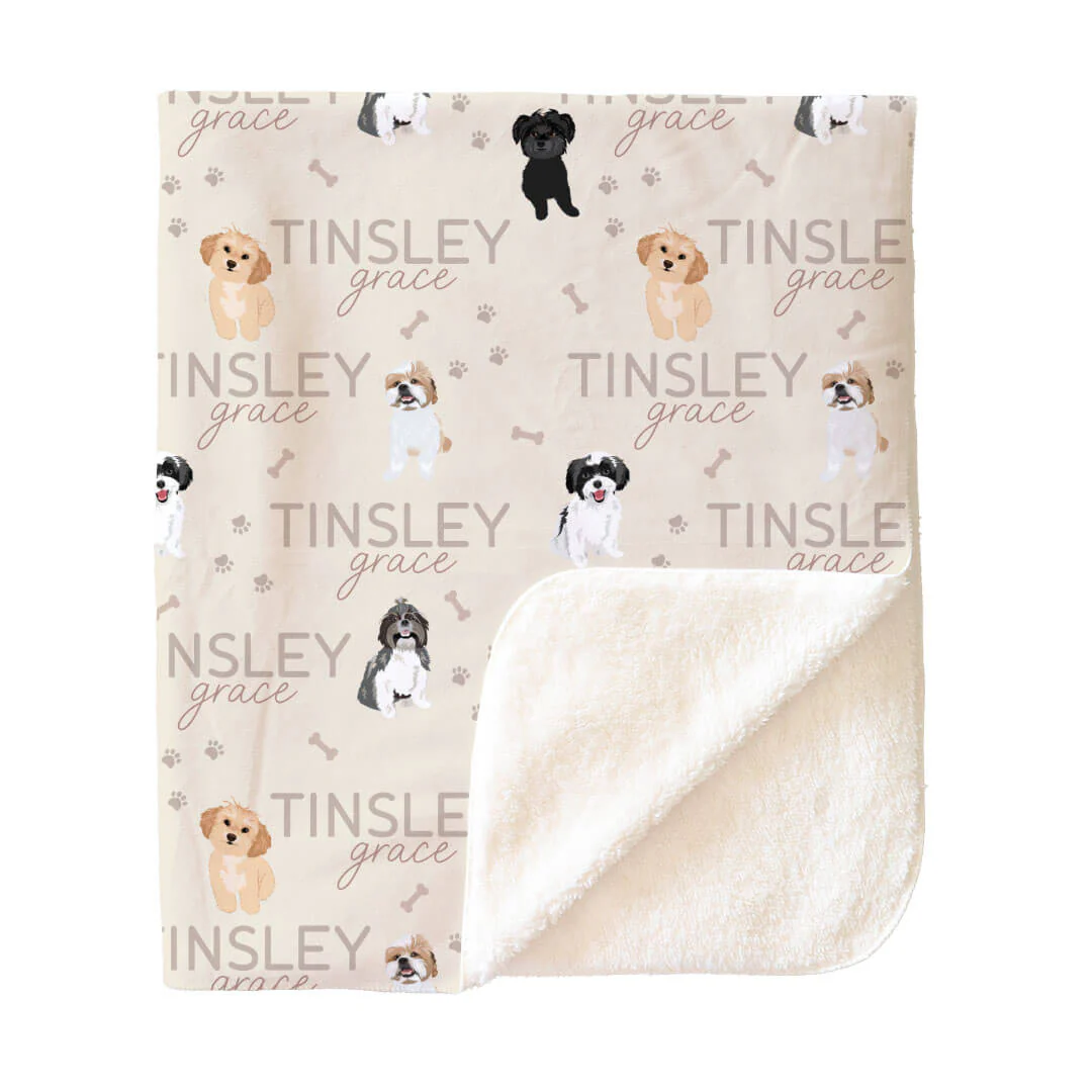 Personalized Kids Blankets | Dog Breeds - Image 151