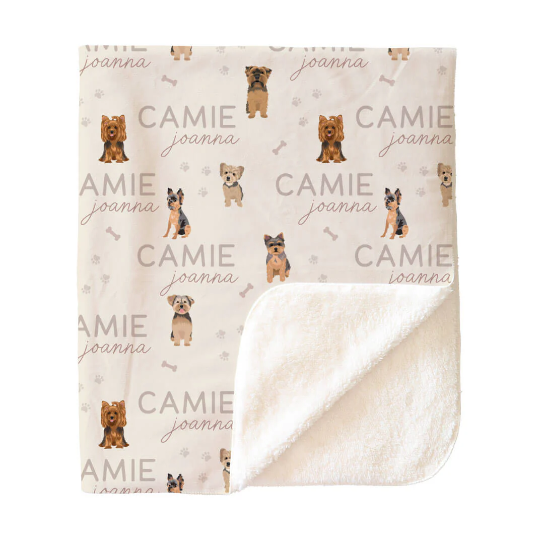 Personalized Kids Blankets | Dog Breeds - Image 152