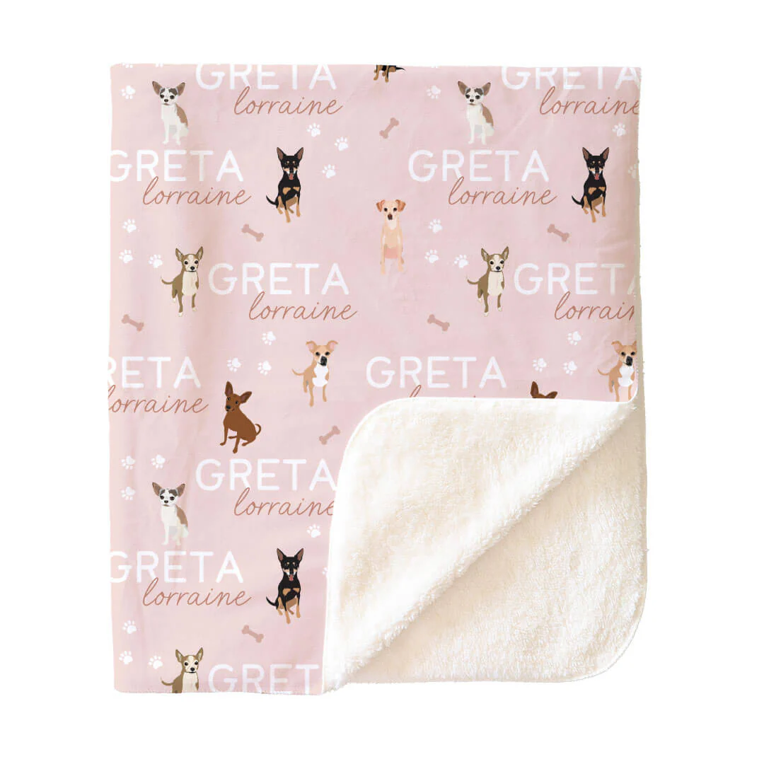Personalized Kids Blankets | Dog Breeds - Image 157