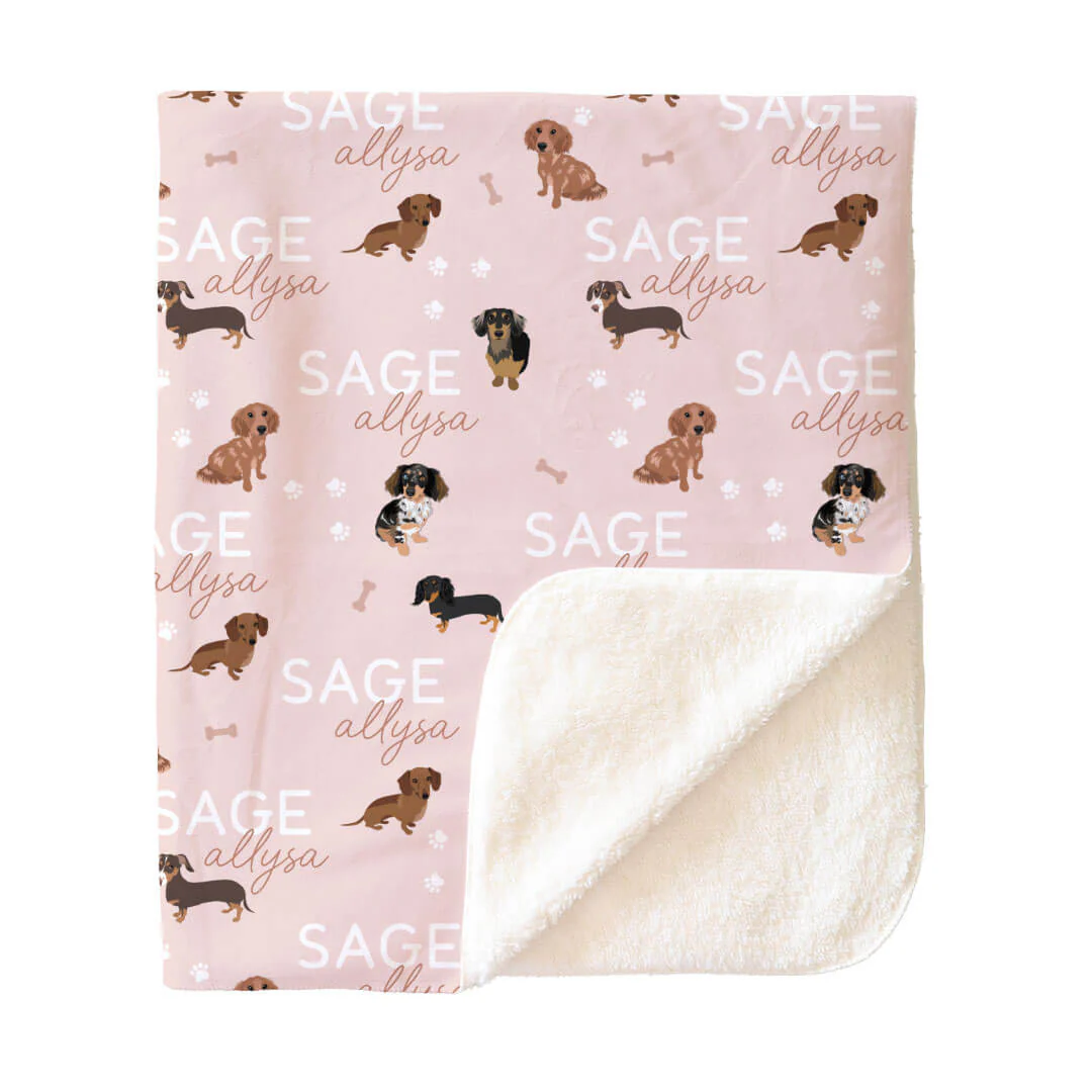 Personalized Kids Blankets | Dog Breeds - Image 160