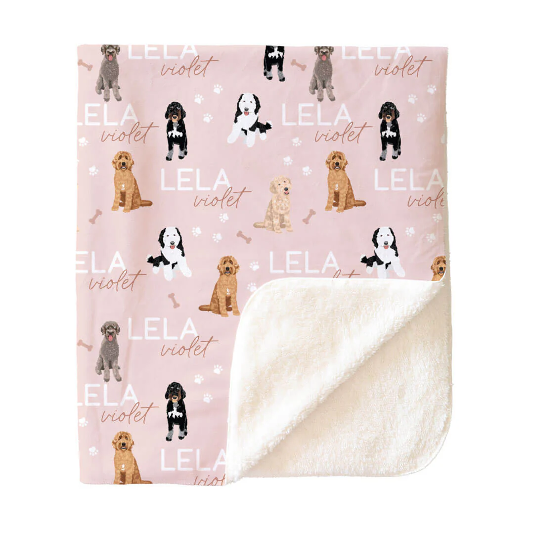 Personalized Kids Blankets | Dog Breeds - Image 162