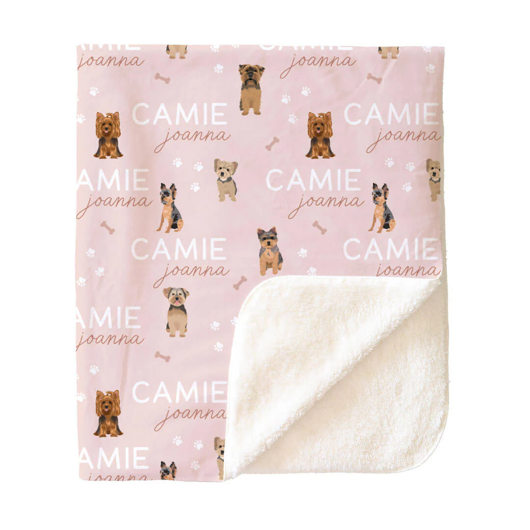 Personalized Kids Blankets | Dog Breeds - Image 176