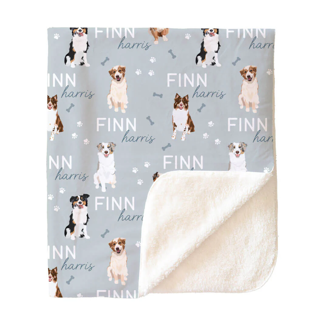 Personalized Kids Blankets | Dog Breeds - Image 178