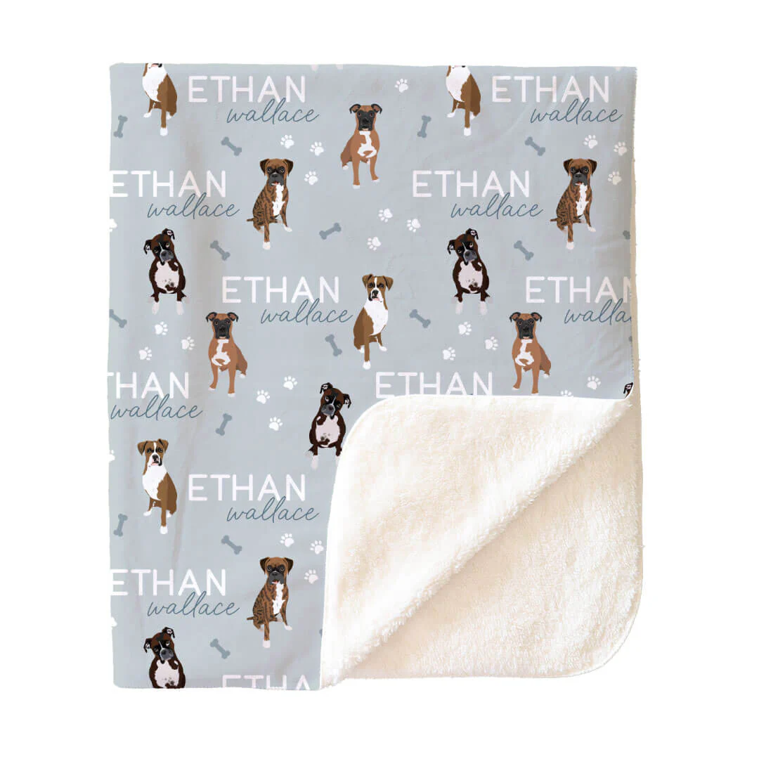 Personalized Kids Blankets | Dog Breeds - Image 180