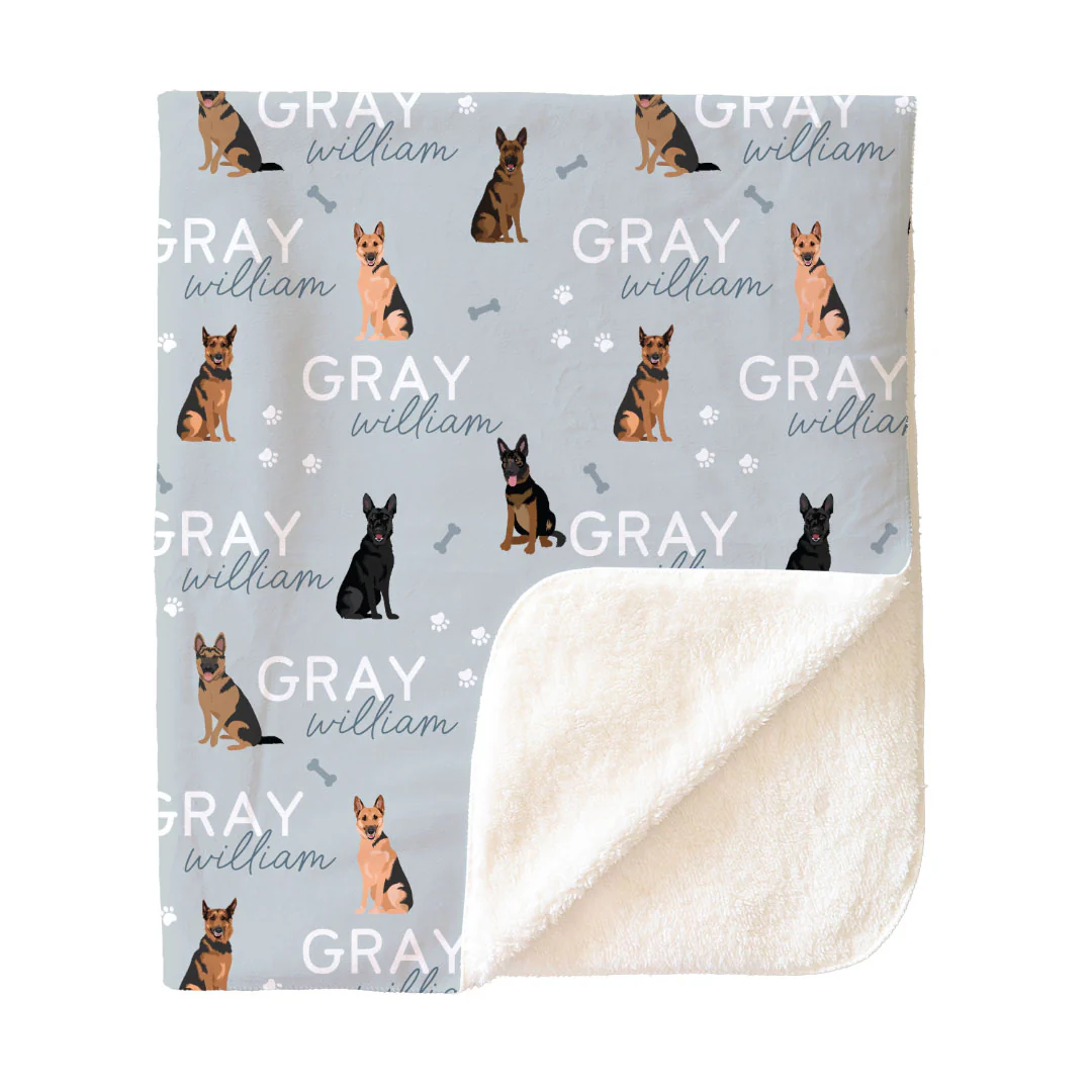 Personalized Kids Blankets | Dog Breeds - Image 190