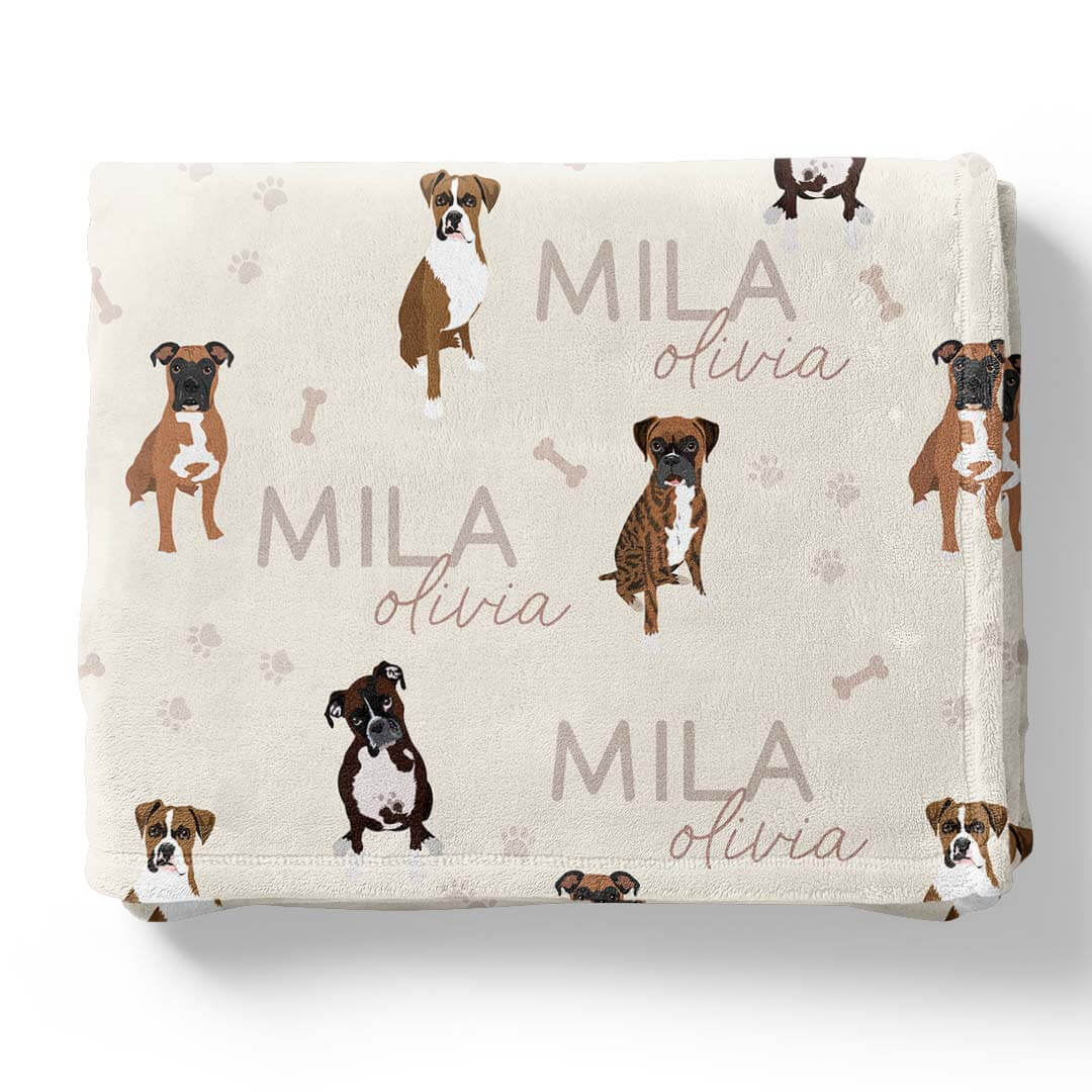 Personalized Kids Blankets | Dog Breeds - Image 20
