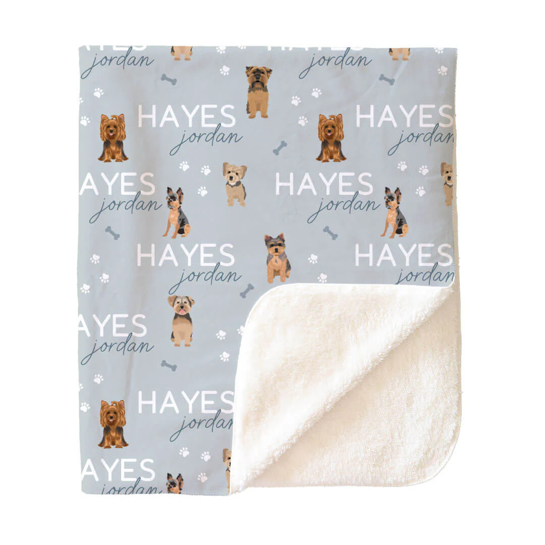 Personalized Kids Blankets | Dog Breeds - Image 200