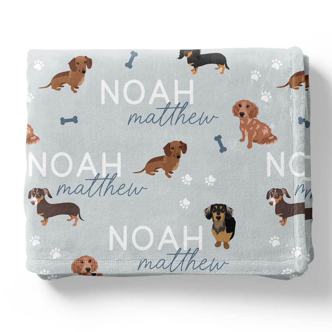 Personalized Kids Blankets | Dog Breeds - Image 29