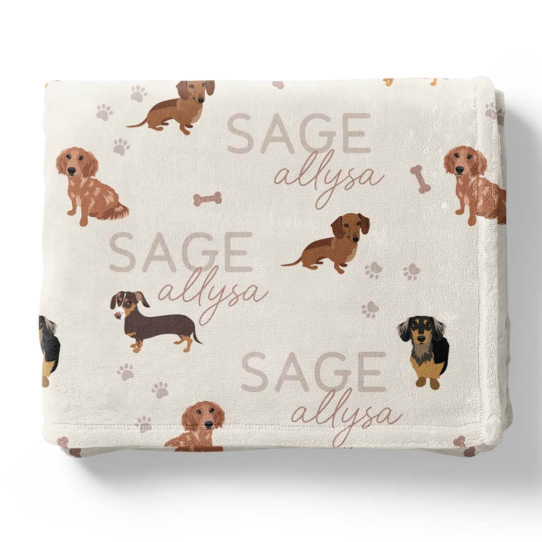 Personalized Kids Blankets | Dog Breeds - Image 31