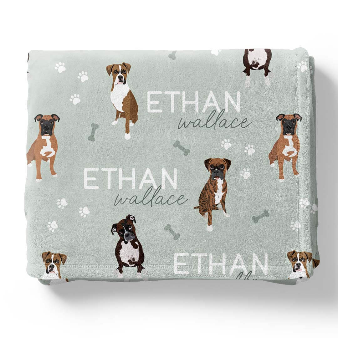 Personalized Kids Blankets | Dog Breeds - Image 40