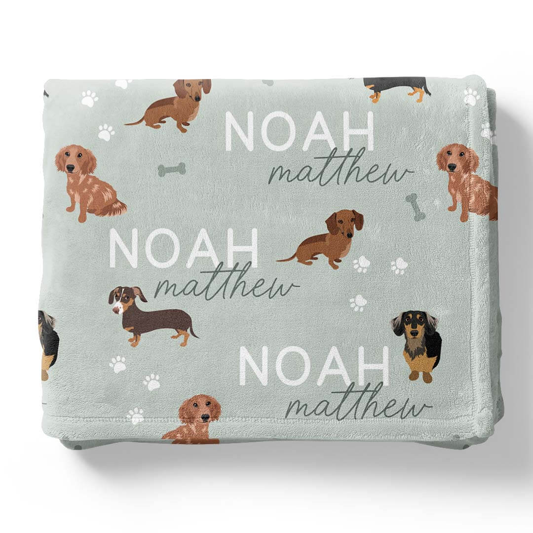 Personalized Kids Blankets | Dog Breeds - Image 48