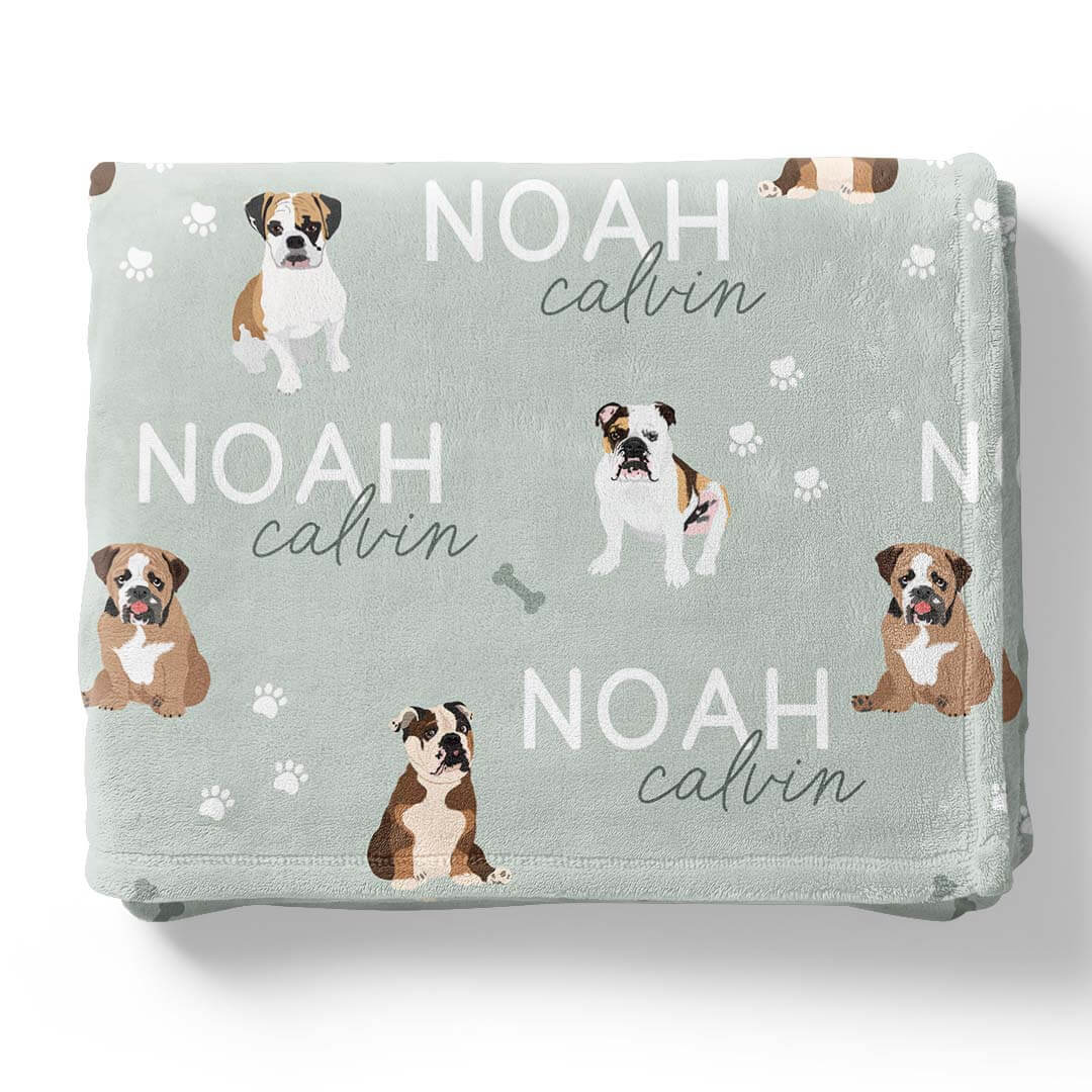Personalized Kids Blankets | Dog Breeds - Image 54