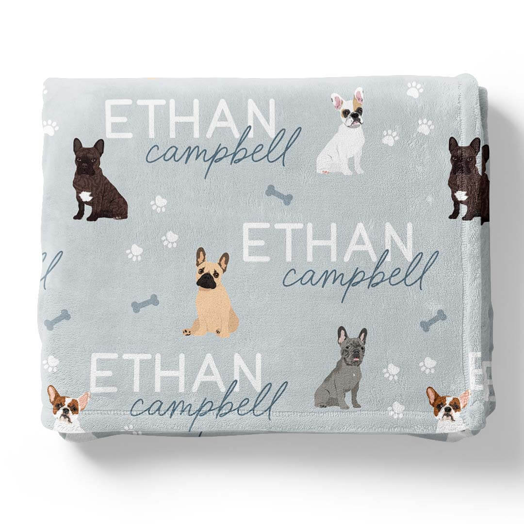 Personalized Kids Blankets | Dog Breeds - Image 58