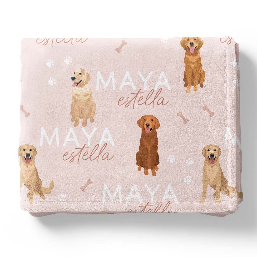 Personalized Kids Blankets | Dog Breeds - Image 62